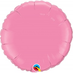 Balon folie metalizat rotund Rose - 45 cm, Qualatex 12910