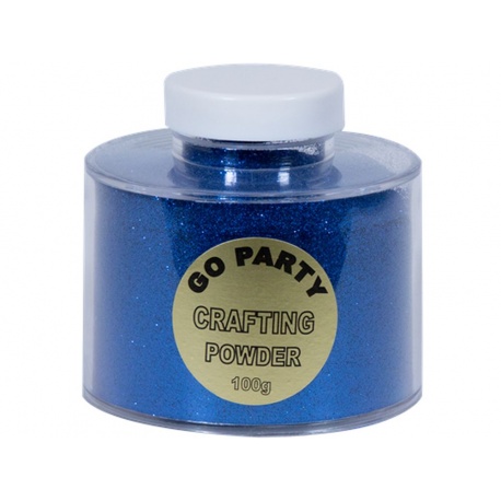 Pudra cu sclipici Sapphire Blue Pentru Baloane- 100 gr, Qualatex 82486