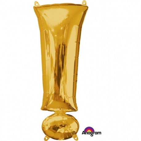 Balon Folie Mare Simbol ! Auriu - 38 x 91 cm, Amscan 35687