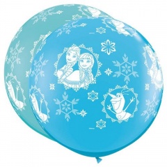 Balon Latex Jumbo 3 ft Frozen, Qualatex 49578, 1 buc