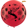 Balon Latex Jumbo 3 ft Spiderman, Qualatex 49573, 1 buc