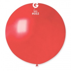 Balon Latex Jumbo 80 cm, Red 53 Sidefat, Gemar GM220.53, set 5 buc