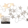 Ghirlanda luminoasa cu leduri cu fulgi de nea - ca. 7 cm, L: ca. 1,60 m, Radar 960275