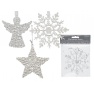 Decoratiuni pentru bradul de Craciun - ca. 10 cm, Radar 939086, set 2 buc, diverse modele