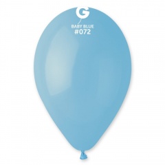 Baloane latex 30 cm, Baby Blue 72, Gemar G110.72