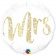 Balon Folie 45 cm Glitter - Mrs, Qualatex 57316
