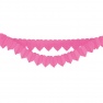 Ghirlanda decorativa cu inimioare roz - 8 x 200 cm, Amscan 200207, set 2 buc