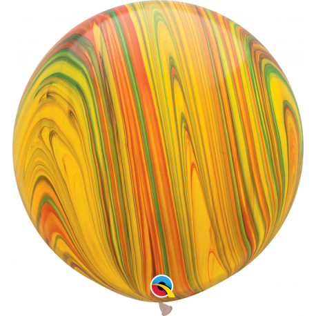 Balon Latex Superagate 30 inch (75 cm), Traditional, Qualatex 55377, set 2 buc