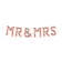 Pachet baloane folie Mr. & Mrs. rose gold - 41 cm, 58820