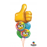 Balon folie figurina thumbs up!, 89 cm, Qualatex 47575