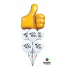 Balon folie figurina thumbs up!, 89 cm, Qualatex 47575