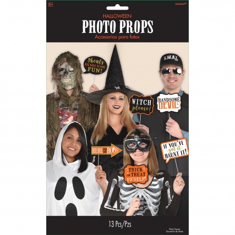 Accesorii foto party Halloween, Radar 3900184, Set 13 buc