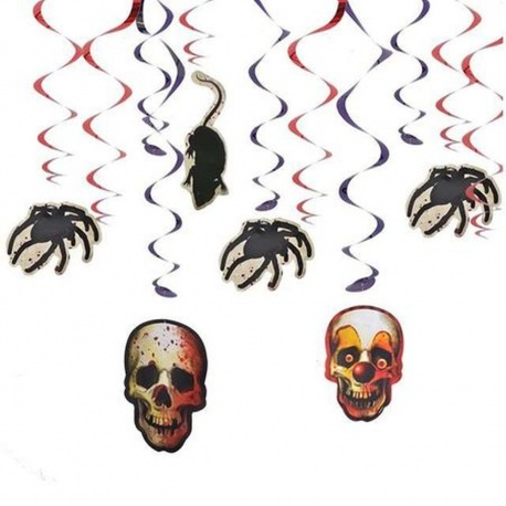 Serpentine decorative pentru Halloween, 61 cm, Radar 670192, set 12 buc