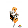 Balon Folie 45 cm Halloween Sparkly Dots, Qualatex 89806