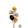Balon Folie 45 cm Halloween Sparkly Dots, Qualatex 89806