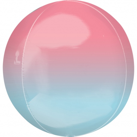 Balon folie Ombre Orbz Pink & Blue - A40628