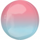 Balon folie Ombre Orbz Pink & Blue - A40628