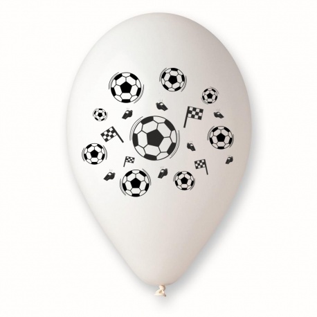 Baloane latex 10"/26cm inscriptionate "Fotbal", Radar GI90.FOTBAL