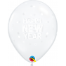 Baloane Latex 11''/28 cm Happy New Year, Q 97325