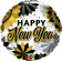 Folie 45 cm Happy New Year, Q 89858