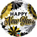 Balon Folie 45 cm - Happy New Year, Qualatex 89858, 1 buc
