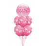 Balon Bubble Baby Girl 22''/ 56 cm, Qualatex 10035