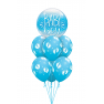 Balon Bubble Baby Boy 22''/ 56 cm, Qualatex 10040