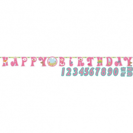 Banner Princess pentru petrecere cu personalizare - 34.4 x 30 cm, Radar 121623