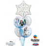 Balon Folie Figurina Fulg de Nea Holografic - 89 cm, Qualatex 55327