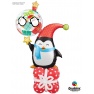 Balon Folie Figurina Pinguin - 89 cm, Qualatex 44232