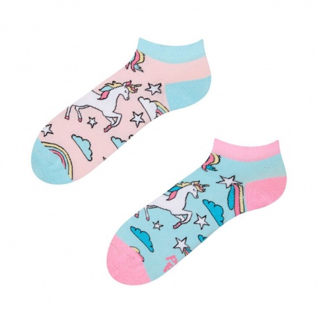 Sosete vesele Unicorn - sub glezna, marime universala, Radar 013