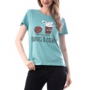 Tricou bumbac cu mesaj - Cookies & Cream, Radar 024, 1 buc