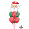 Baloane Latex 11''/28 cm - Merry Christmas, Qualatex 97348
