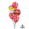 Baloane latex Mos Craciun si Reni, Q 65049