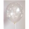 Baloane latex 11"/28 cm Fulgi de Nea Diamond Clear, Q 40800