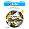 Balon Folie 45 cm - Happy New Year, Qualatex 89858, 1 buc