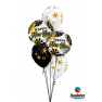Balon Folie 45 cm - Happy New Year, Qualatex 89858, 1 buc