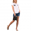 Tricou bumbac cu mesaj - Blink Eyes, diverse marimi, Radar 021