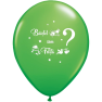 Balon Latex Jumbo 48 cm - Baietel sau Fetita?, diverse culori, Radar, 5 buc