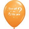 Balon Latex Jumbo 48 cm - Baietel sau Fetita?, diverse culori, Radar, 5 buc