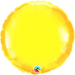 Balon folie citrine yellow metalizat rotund - 45cm, Northstar Balloons 007329