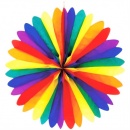 Decoratiune multicolora din hartie - 120 cm, Asmcan 4144, 1 buc
