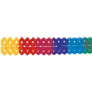 Ghirlanda hartie de agatat Rainbow - 20 x 1000 cm, Radar 2996, 1 buc