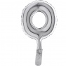 Balon Micro folie cifra 7 argintiu -18cm, Radar GB07097S
