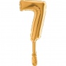 Balon Micro folie cifra 0 aurie -18cm, Radar GB07020G