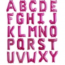 Balon Folie Litere A-Z Magenta, 41 cm / 16", Northstar Balloons, 1 buc