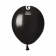 Baloane latex sidefate 5"/13cm, Negru 65, Gemar AM50.65, set 100 buc