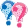 Balon folie figurina Gender Reveal 2 fete - 45x 71cm, Amscan 28798