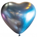 Baloane latex 30cm/12'' Heart Satin Luxe Platinum
