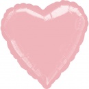 Folie 45 cm Heart Metalic Pastel Pink